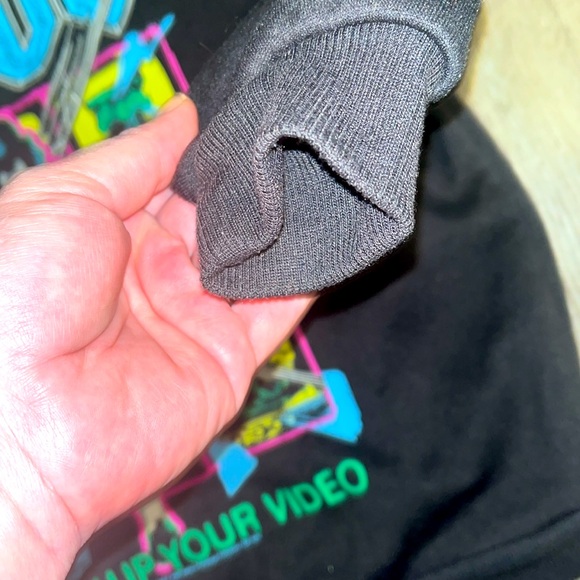 Women’s small AC/DC sweatshirt with very good vinyl print from 2016 - Picture 5 of 11